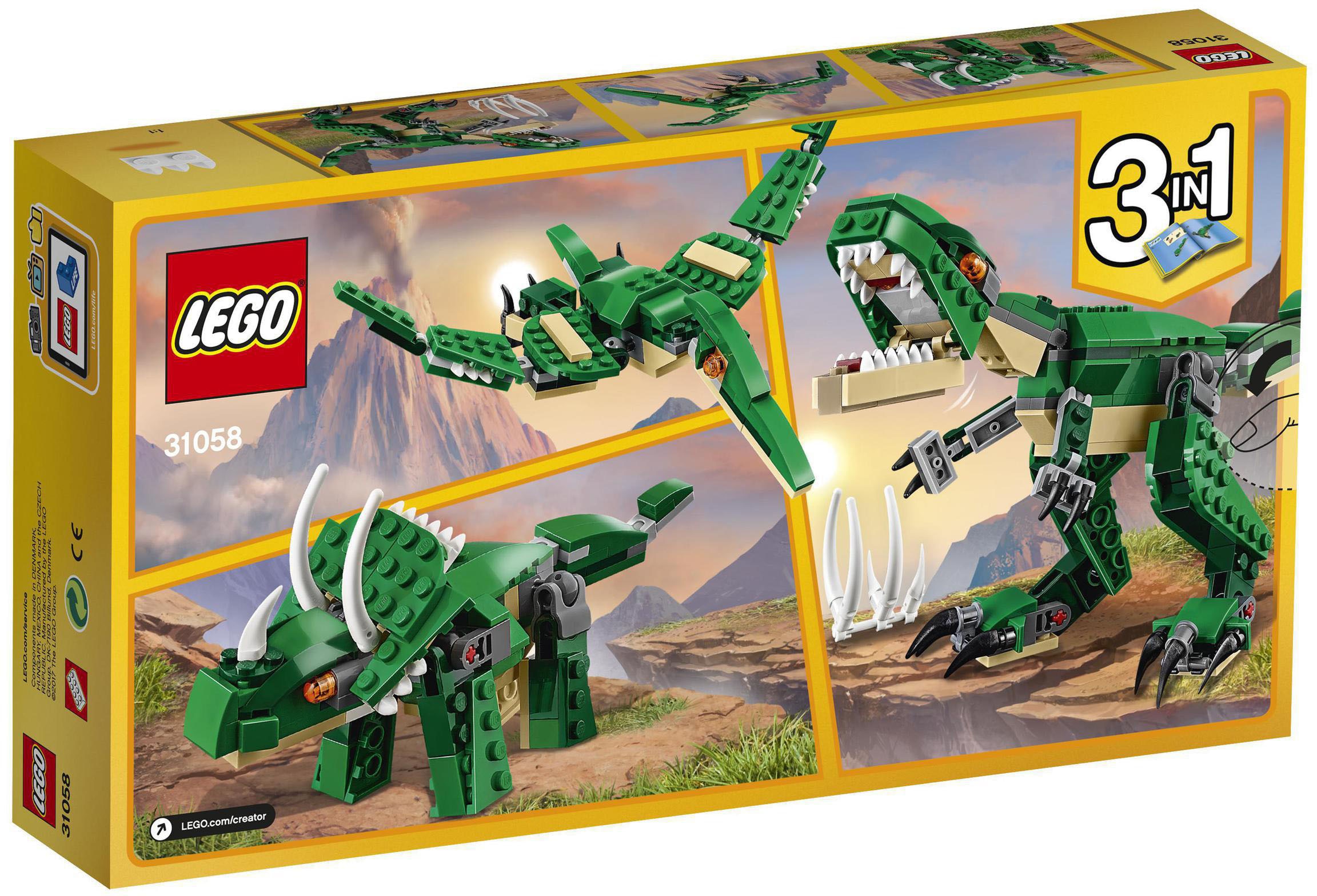 LEGO® Konstruktionsspielsteine »Dinosaurier (31058), LEGO® Creator 3in1«