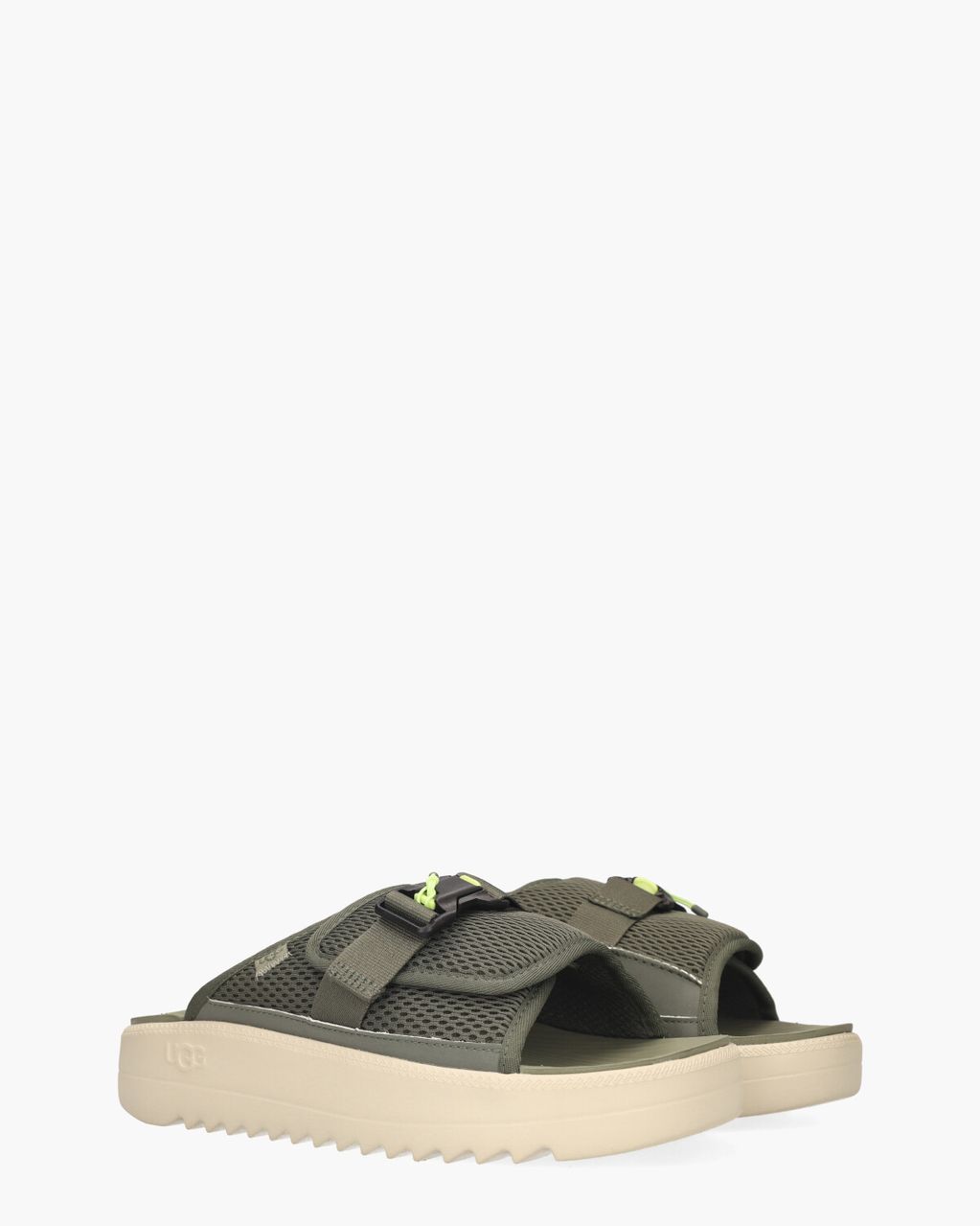 UGG Maxxer Slide 2.0 Woodland Green Herensandalen