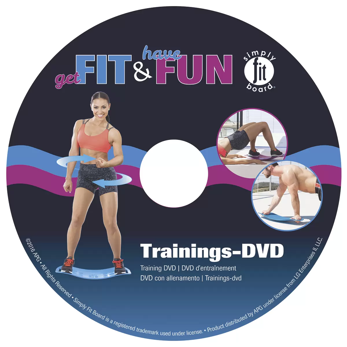 Simply Fit Board blau