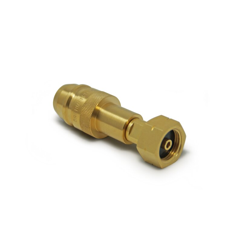 DREHMEISTER Euronozzle LPG Adapter, Gasflaschen Adapter zum Befüllen von Gasflaschen W21,8x1/14