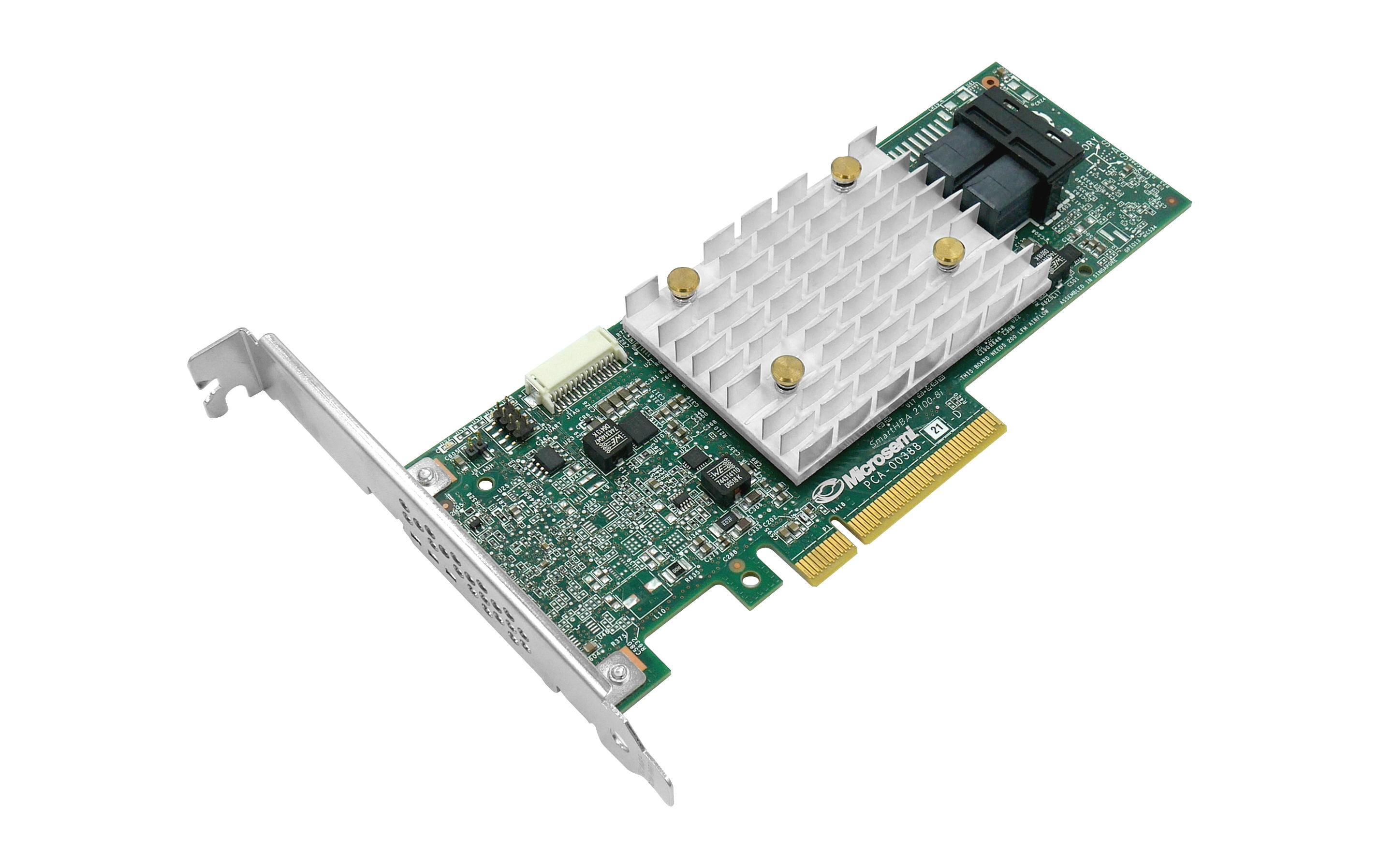 Host Bus Adapter 8 Port SATA3/SAS3 Smart-2100-8i<br>PCIe 3.0 SAS/SATA Host-Bus-Adapter mit 12 Gbps und Hardware-RAID