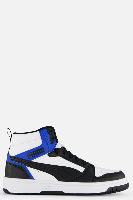 Puma Rebound v6 Sneakers wit Imitatieleer