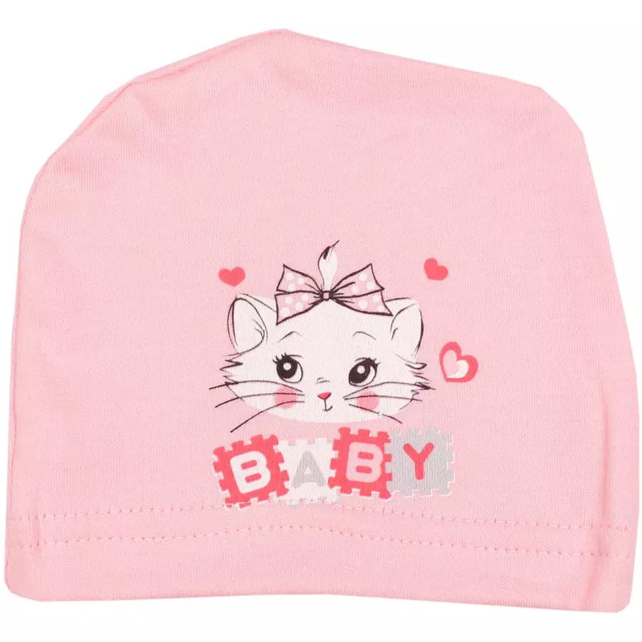 TupTam Baby Bekleidungsset Langarmbody Hose Mütze3 teilig apricot