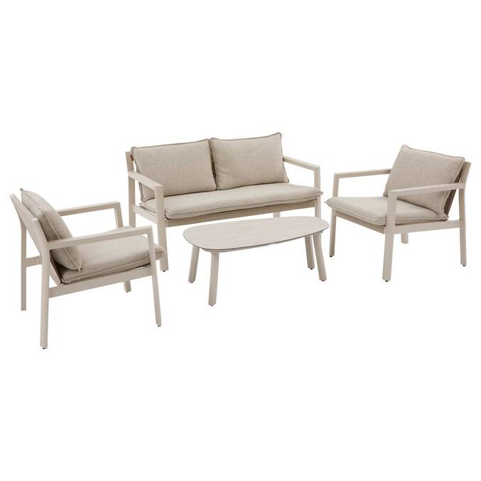 Salon de jardin FLOVIA Argile