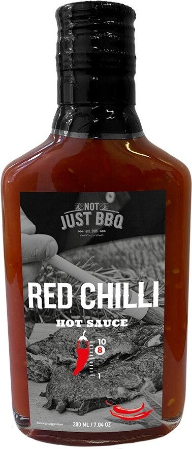 Not Just BBQ red hot chili sauce