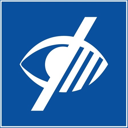 Panneau d'accessibilité - Picto Malvoyant - PI PF 049 - ISO 7001