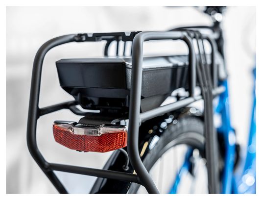 Vélo de Ville Électrique Trek Verve  2 Lowstep Shimano Acera/Altus 9V 500 Wh Bleu Alpine