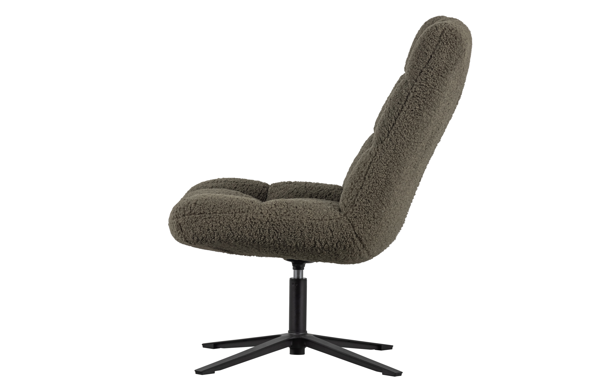 WOOOD draaifauteuil Job Draaifauteuil Job - Teddy - Groen