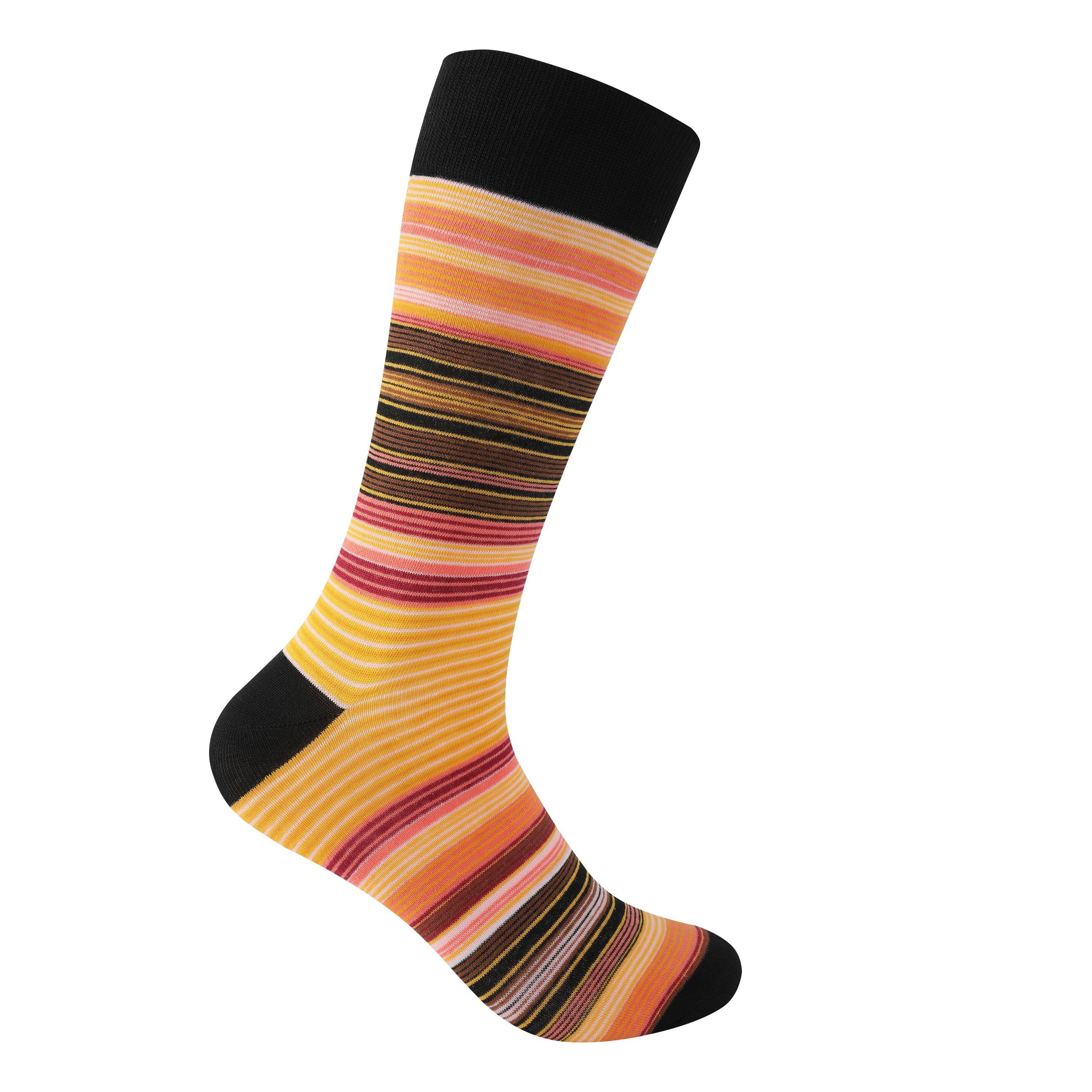 Firetrap 3pk Strip Sock Mens