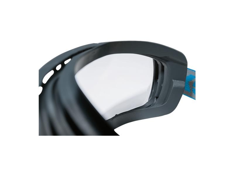uvex Schutzbrille Megasonic, Klar Innovative Vollsichtschutzbrille mit einzigartigem Rahmendesign für Brillenträger