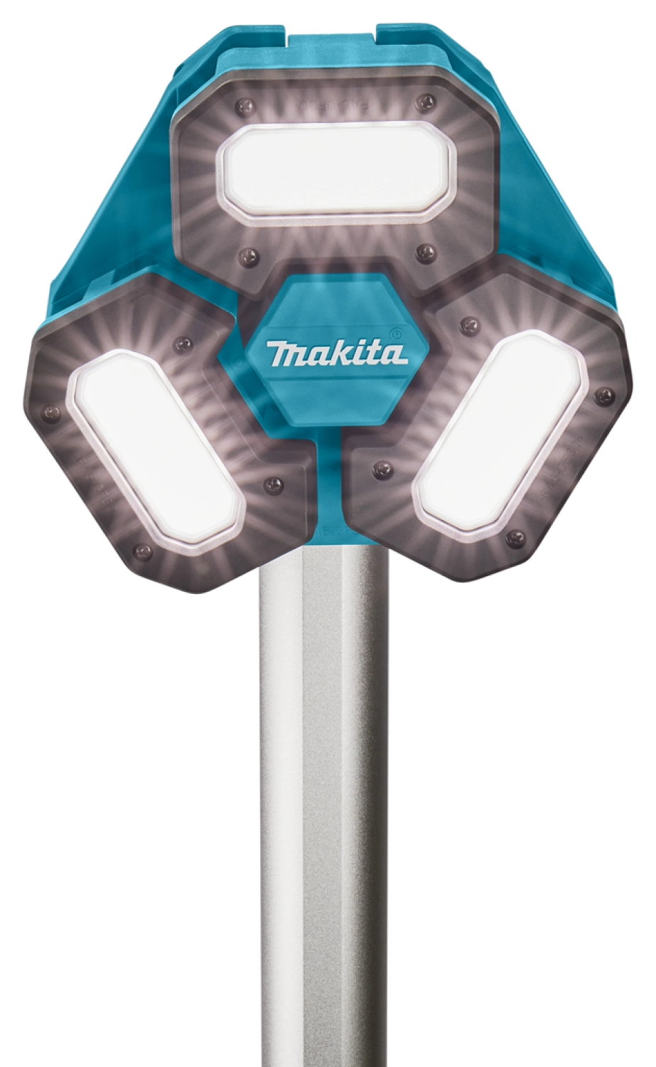 Makita NLADML814 14.4V - 18V Li-Ion accu bouwlamp op statief - 3 spots - 100-220cm - 3000 lumen