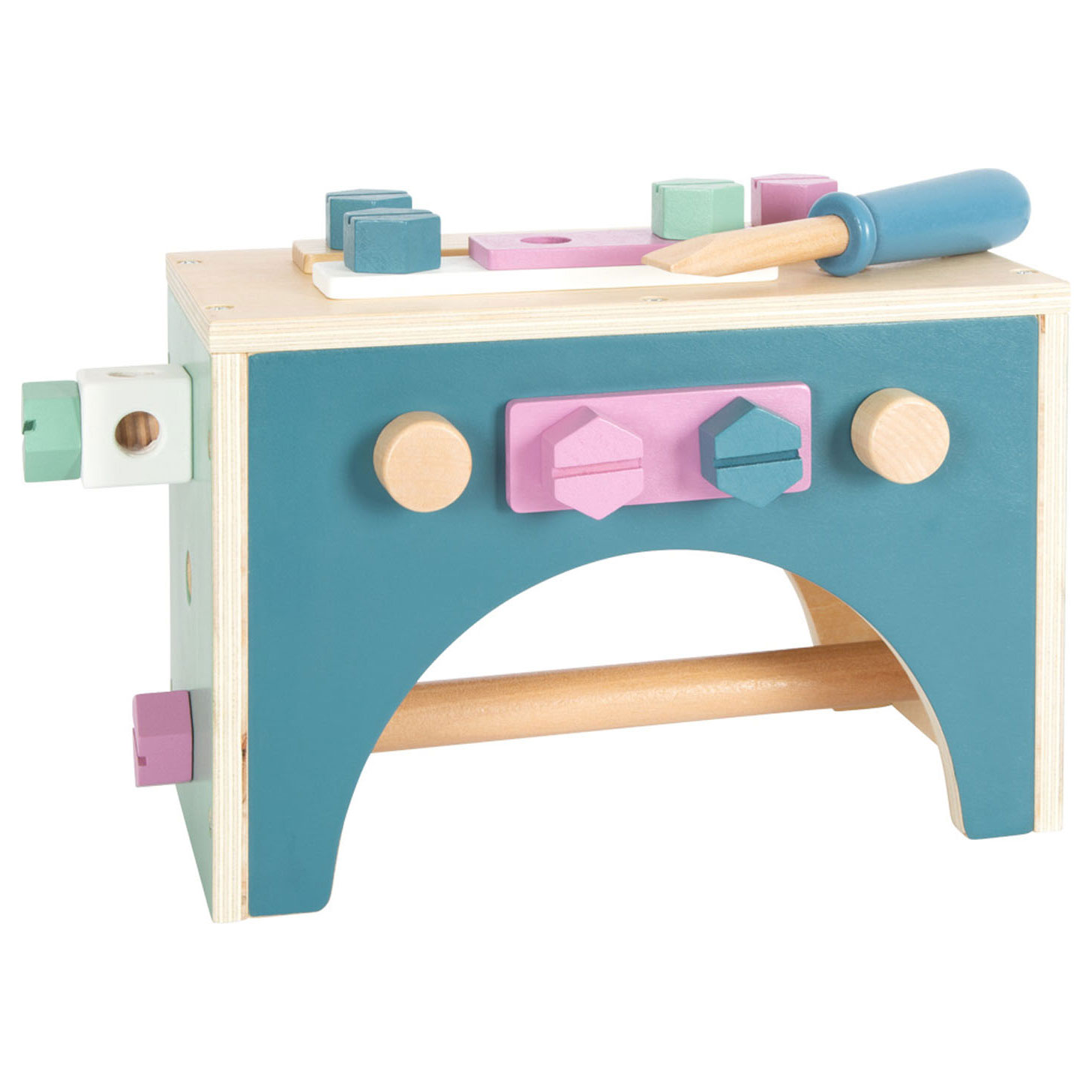 Small Foot-Houten Gereedschapskist Nordic 2in1, 28dlg.