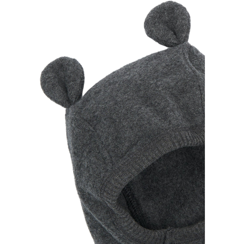 Køb Mikk-Line Anthracite Melange Bomuld Fleece Elefanthue Med Ører