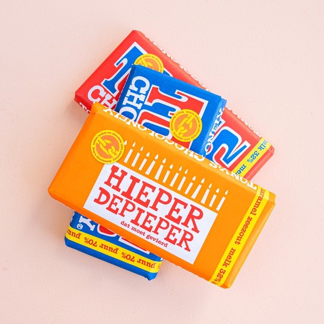 Tony's Chocolonely | Giftbox Hieperdepiep | 3 repen | 540g