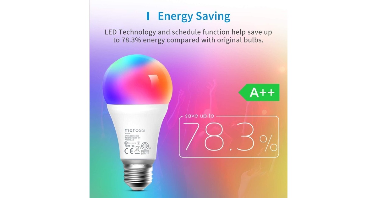 MEROSSMSL120 Smart Wi-Fi LED Bulb ledlamp