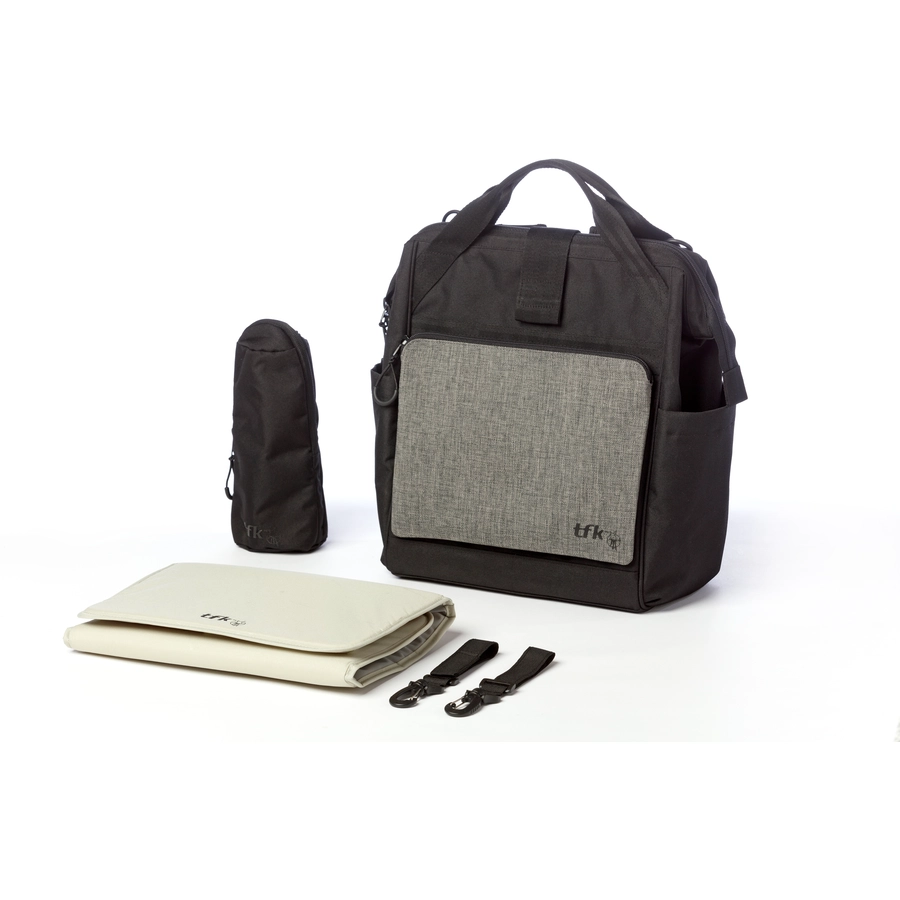tfk Wickeltasche premium grau