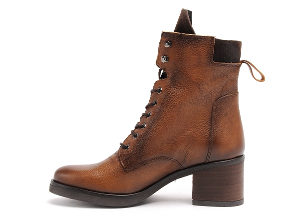 Dorking boots bottine talons femme d8325 marron