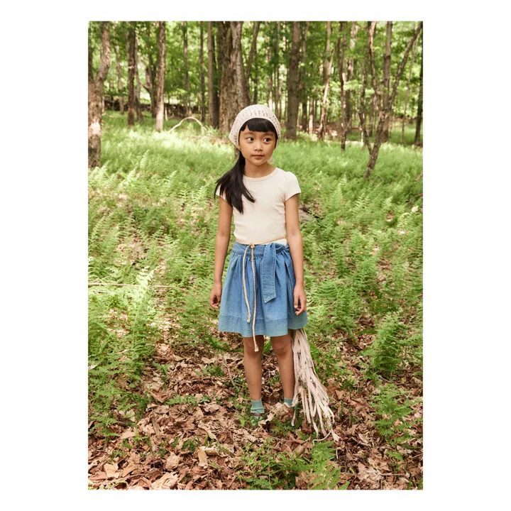 Soor Ploom T-Shirt Pointelle Pouf | Ecru