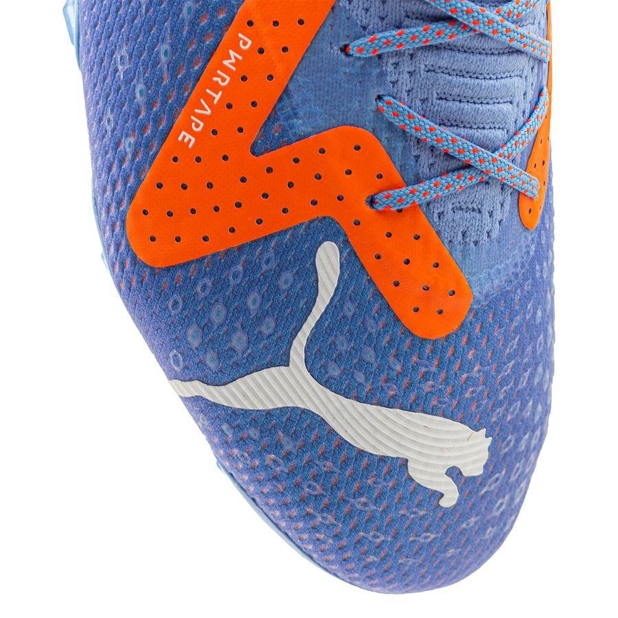 PUMA Future Ultimate FG/AG Supercharge - Bleu/Blanc/Orange