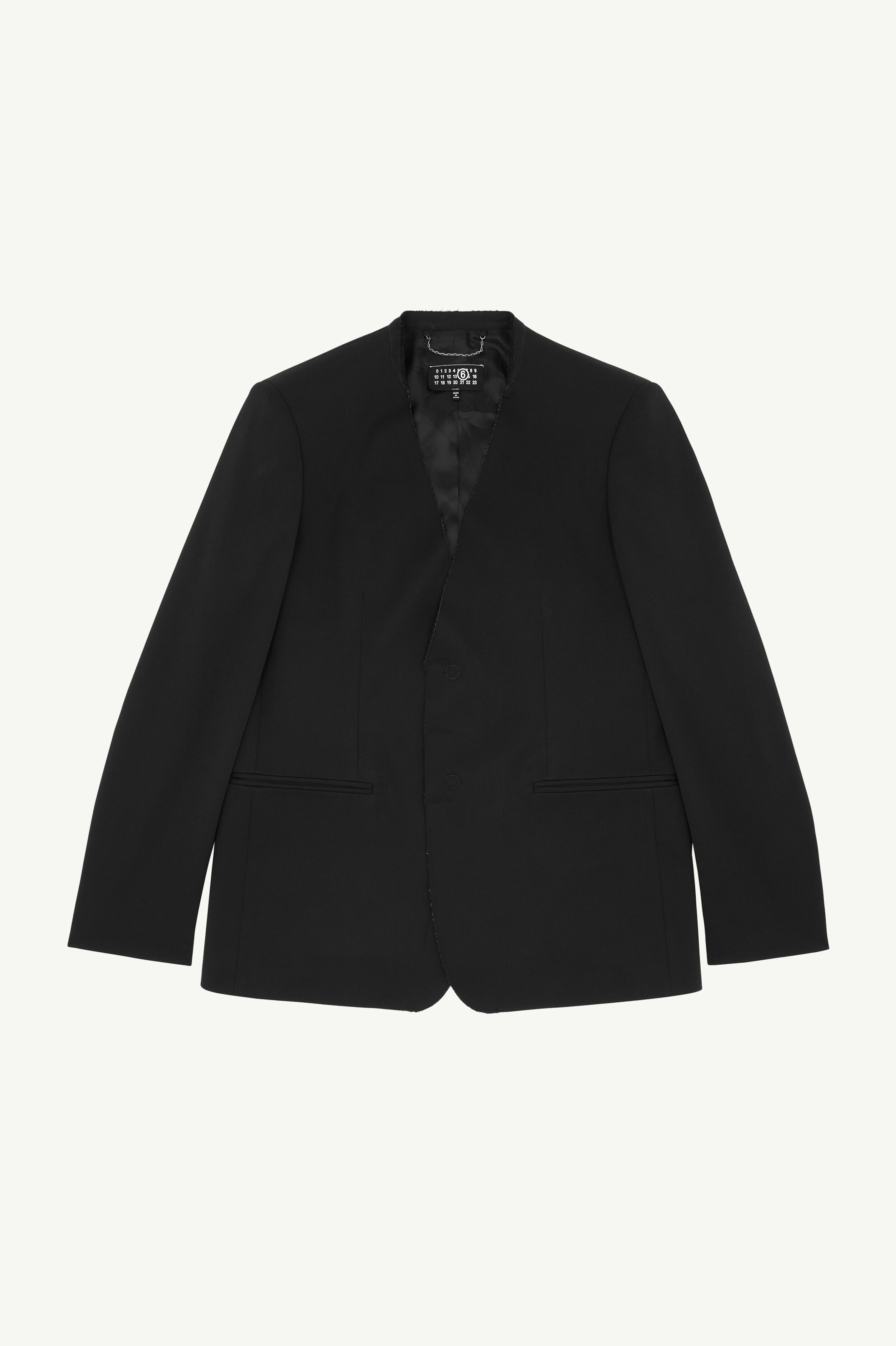 Veste de tailleur en laine pour homme | MM6