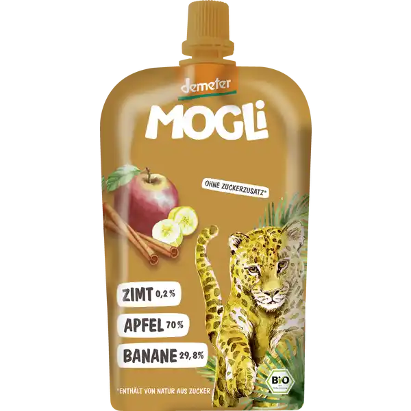 Bio Quetschi Apfel, Banane, Zimt