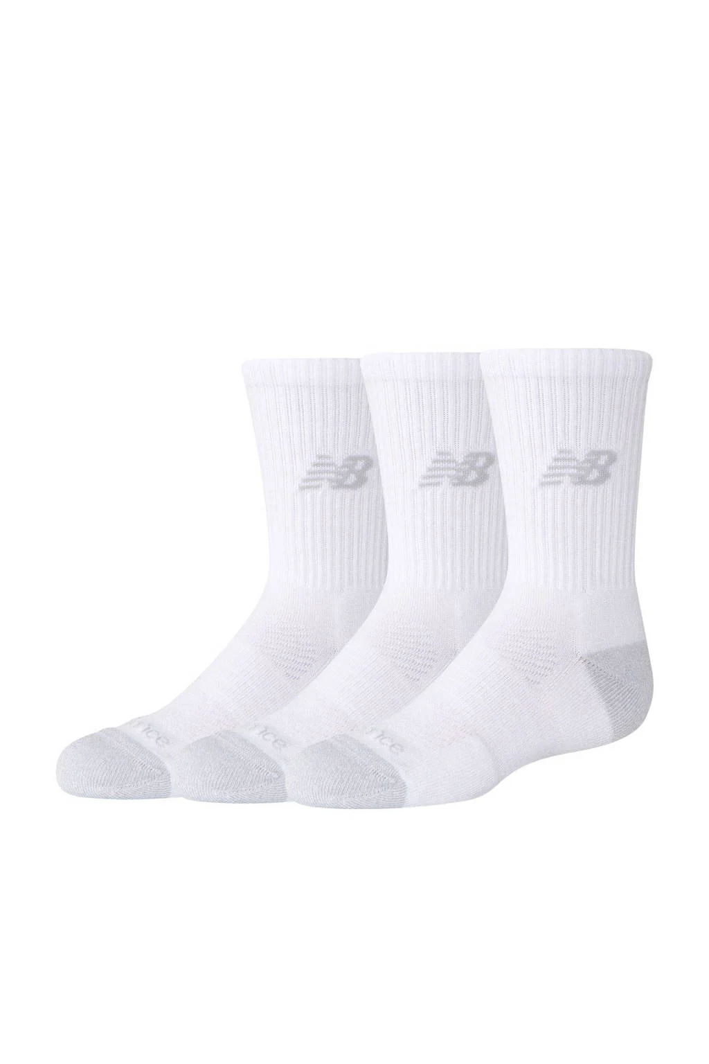 New Balance sokken Active Crew - set van 3 wit