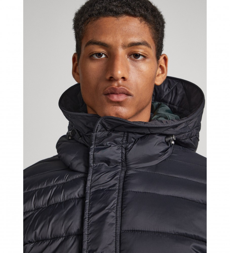 Parka acolchoada Pepe Jeans Blai preto