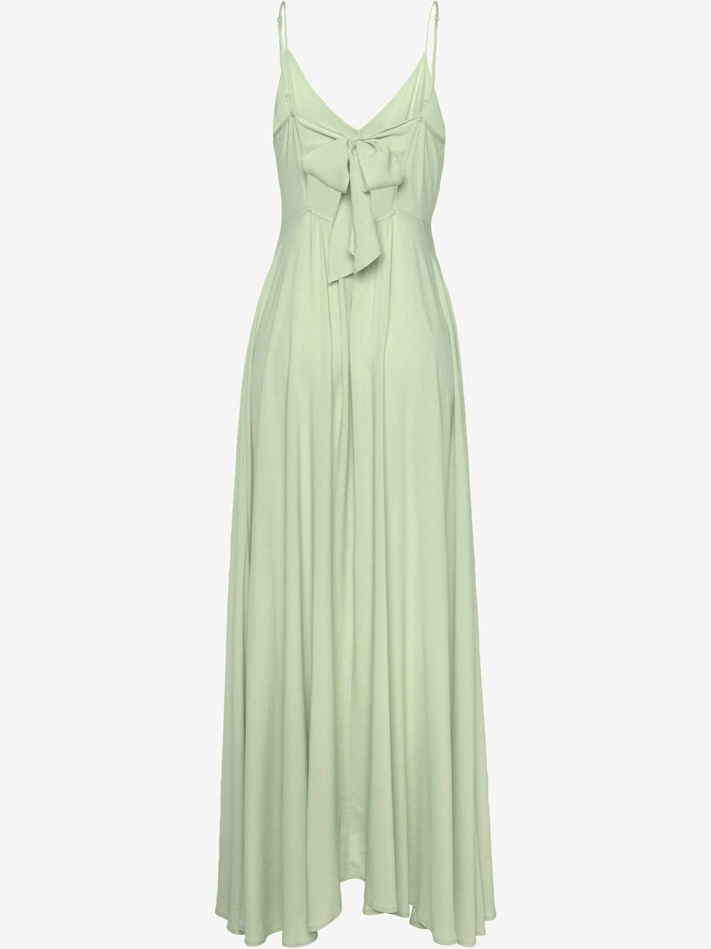 Robe longue belle encolure en v