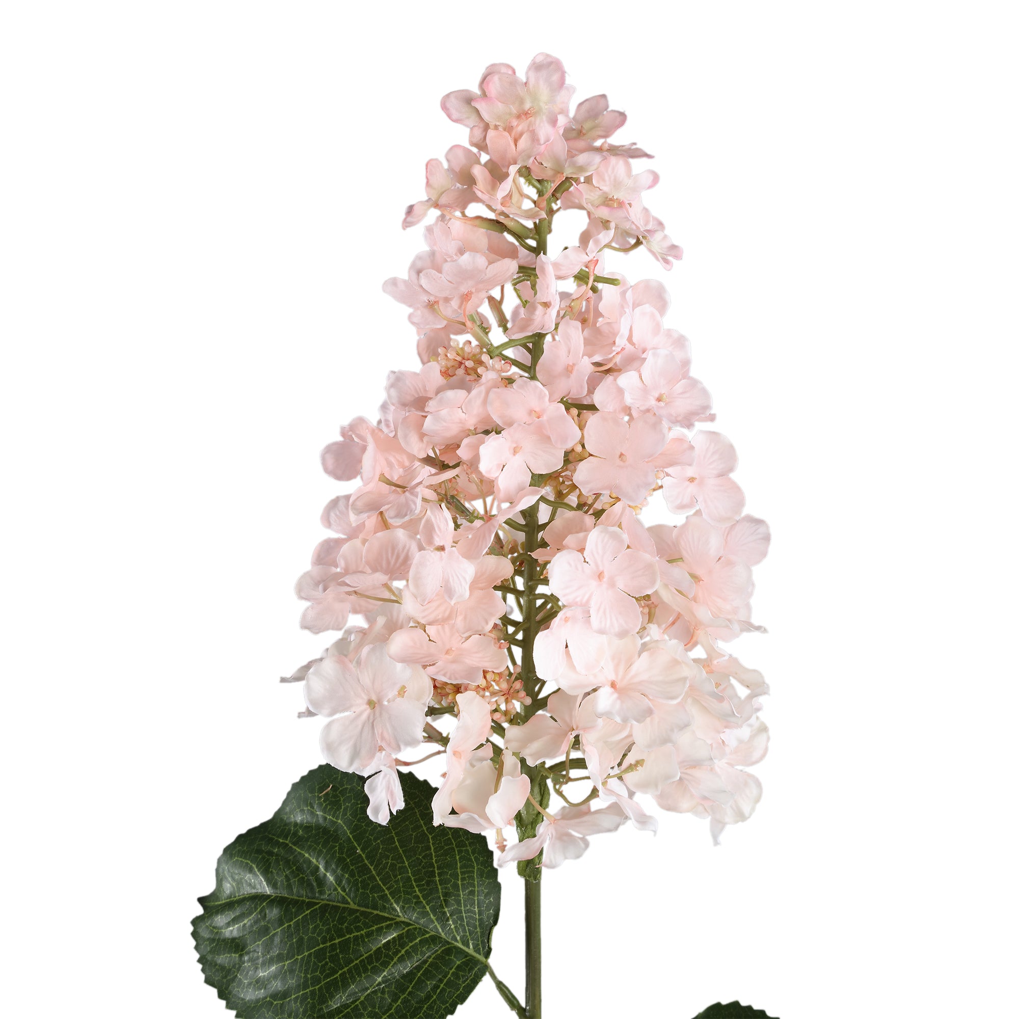 PTMD - Kunstbloem Hydrangea - Roze - 44x26x86cm