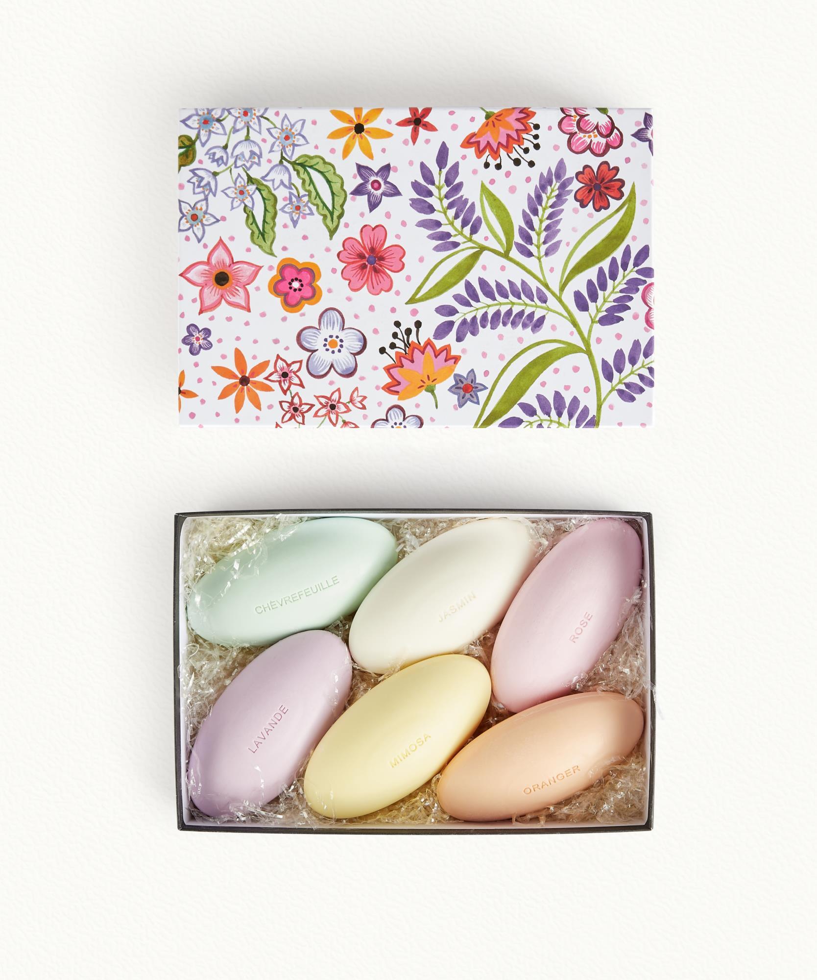 Coffret savons galets  6 savons galets parfumés - 6 x 140 g