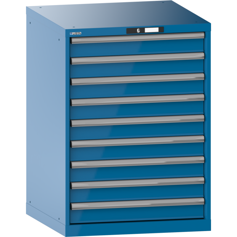 Armoire à tiroirs Lista 36 x 36E  H 100 x L 71,7 x P 72,5 cm 9 tiroirs Key Lock