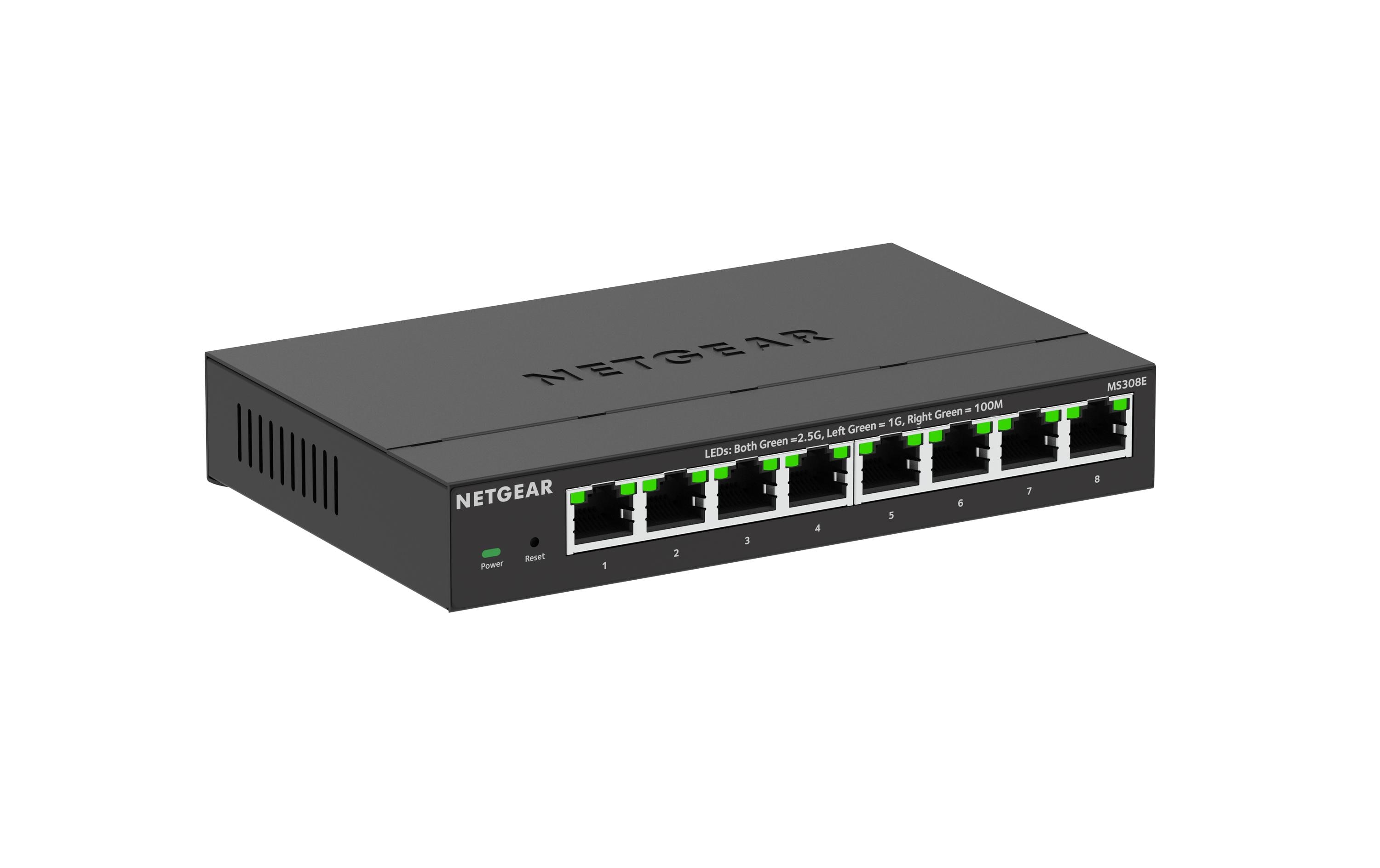 Switch MS308E 8 x2.5G Port<br>8-Port Multi-Gigabit 2.5G Ethernet Unmanaged Switch