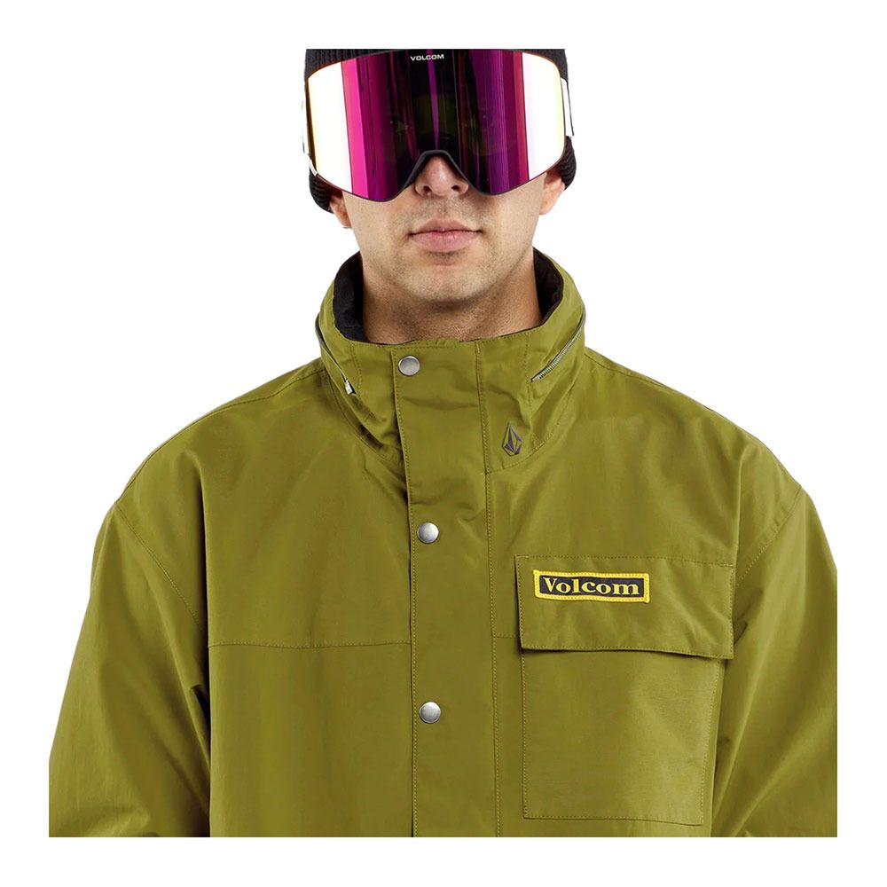 Volcom LONGO GORE-TEX - Veste ski Homme moss