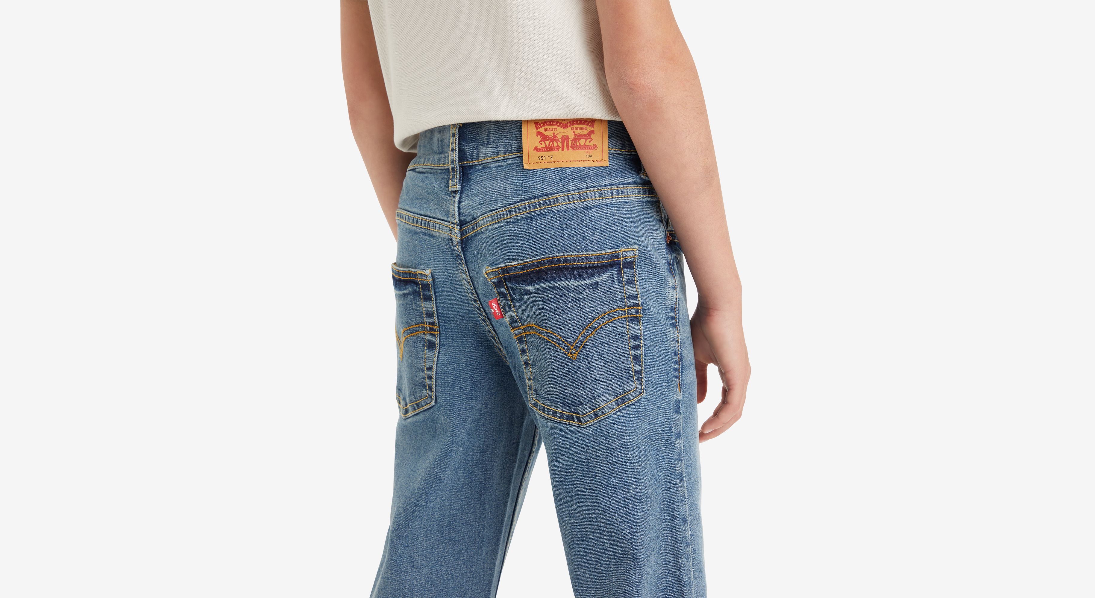 Jean 551Z™ Authentic Straight Ado - Burbank - Bleu