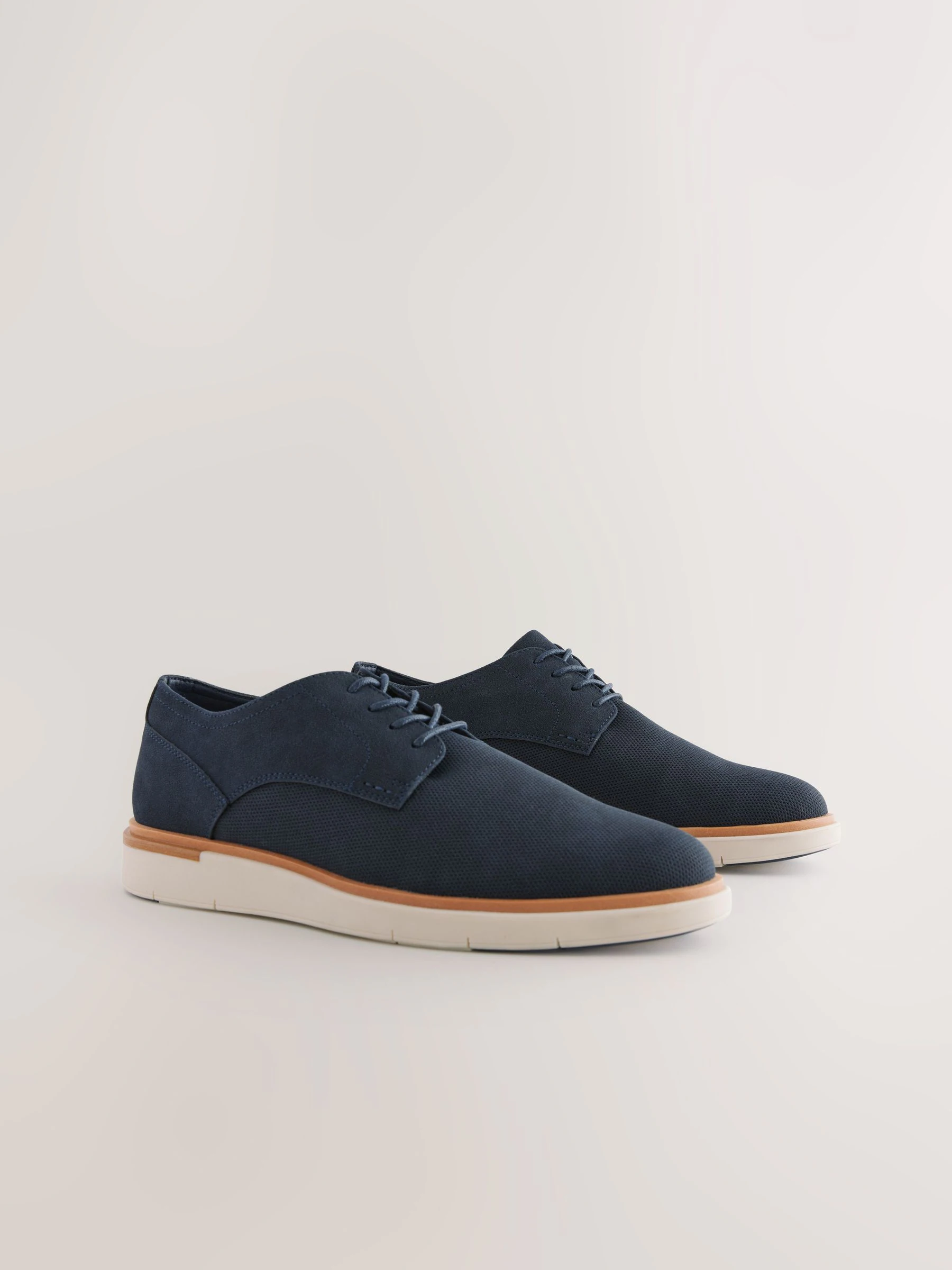 Marineblauw - Sportschoenen met sleehak