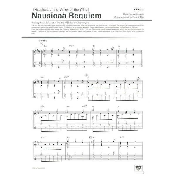 Yamaha Music Entertainment Studio Ghibli Songs Guitar 2