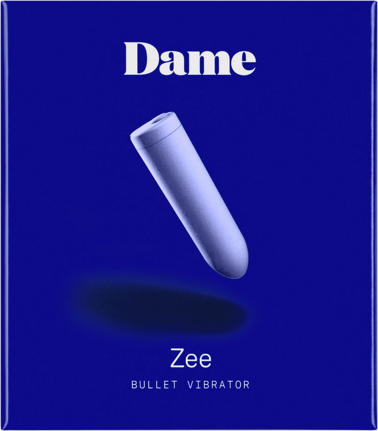 Dame Products DAME - ZEE BULLET VIBRATOR PERIWINKLE Blue