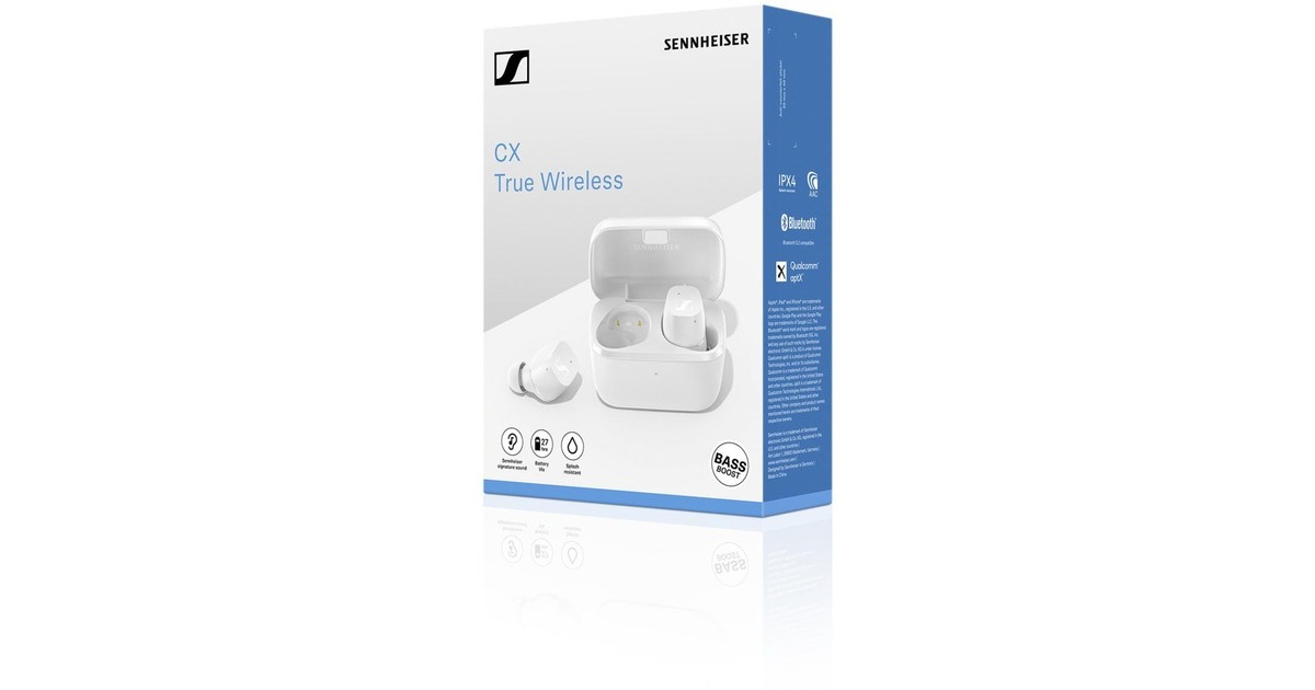 SennheiserCX True Wireless in-ear oortjes  (Wit, Bluetooth)