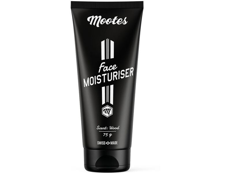 Mootes Gesichtscrème Moisturizer Wood 75 g Natürliche Gesichtscreme für normale bis trockene Männerhaut