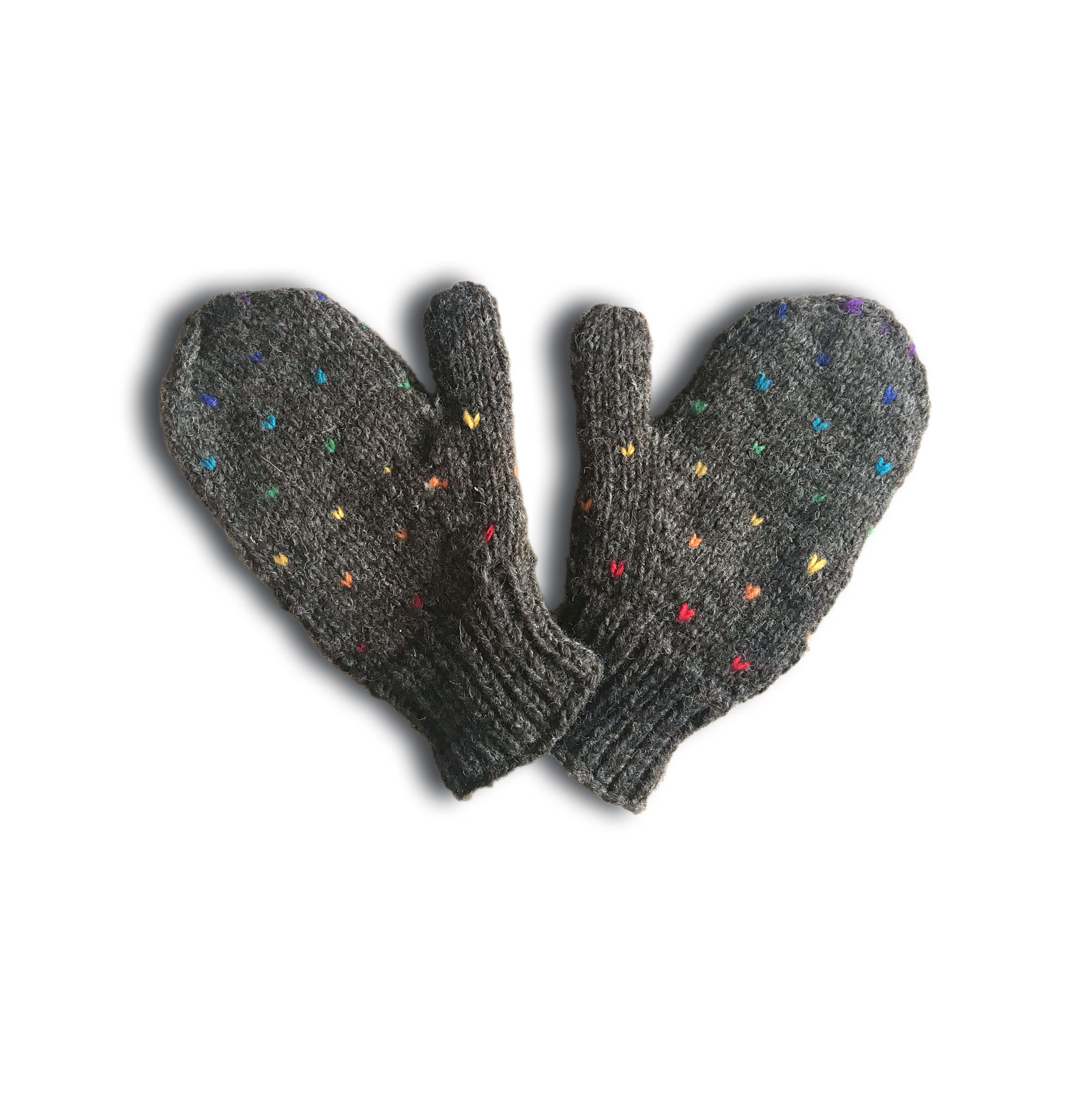 Handschuhe grau-multicolor günstig bestellen