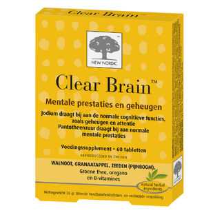 New Nordic Clear Brain Tabletten 60TB