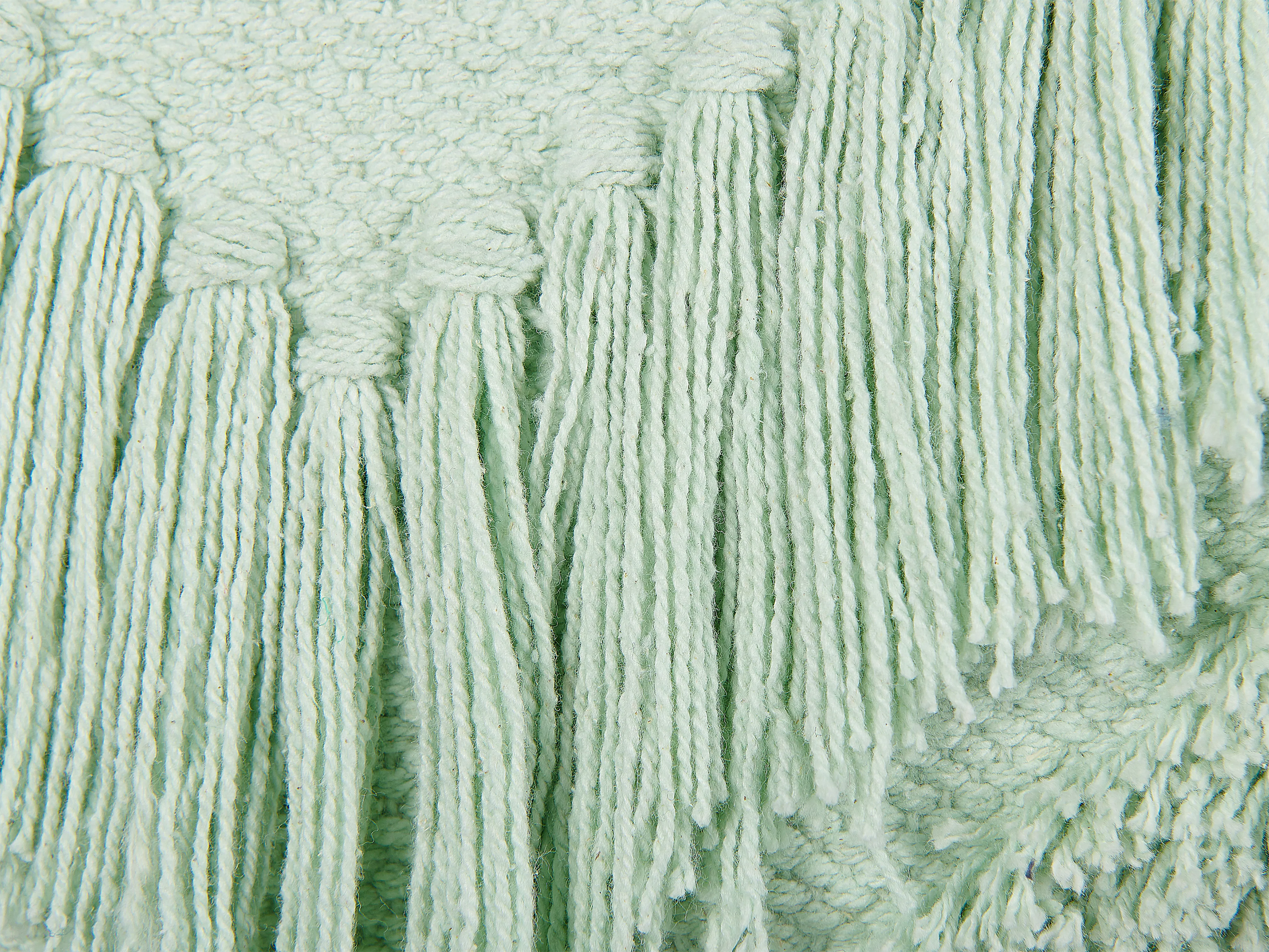 Sierkussen BACOPA Katoen 45 x 45 cm Groen chevron patroon