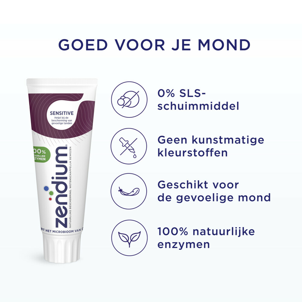 Zendium Tandpasta Sensitive75 ml