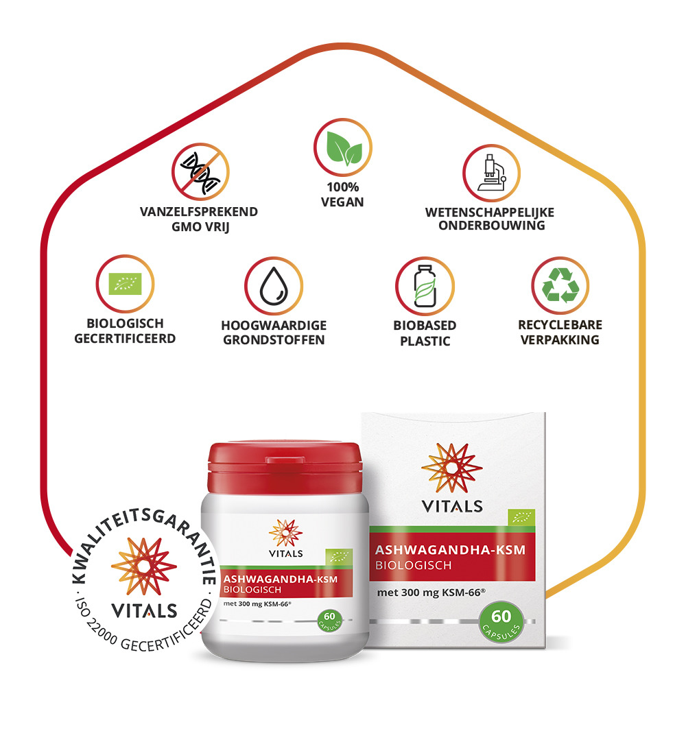 Vitals Ashwagandha-Ksm Bio (60 capsules)