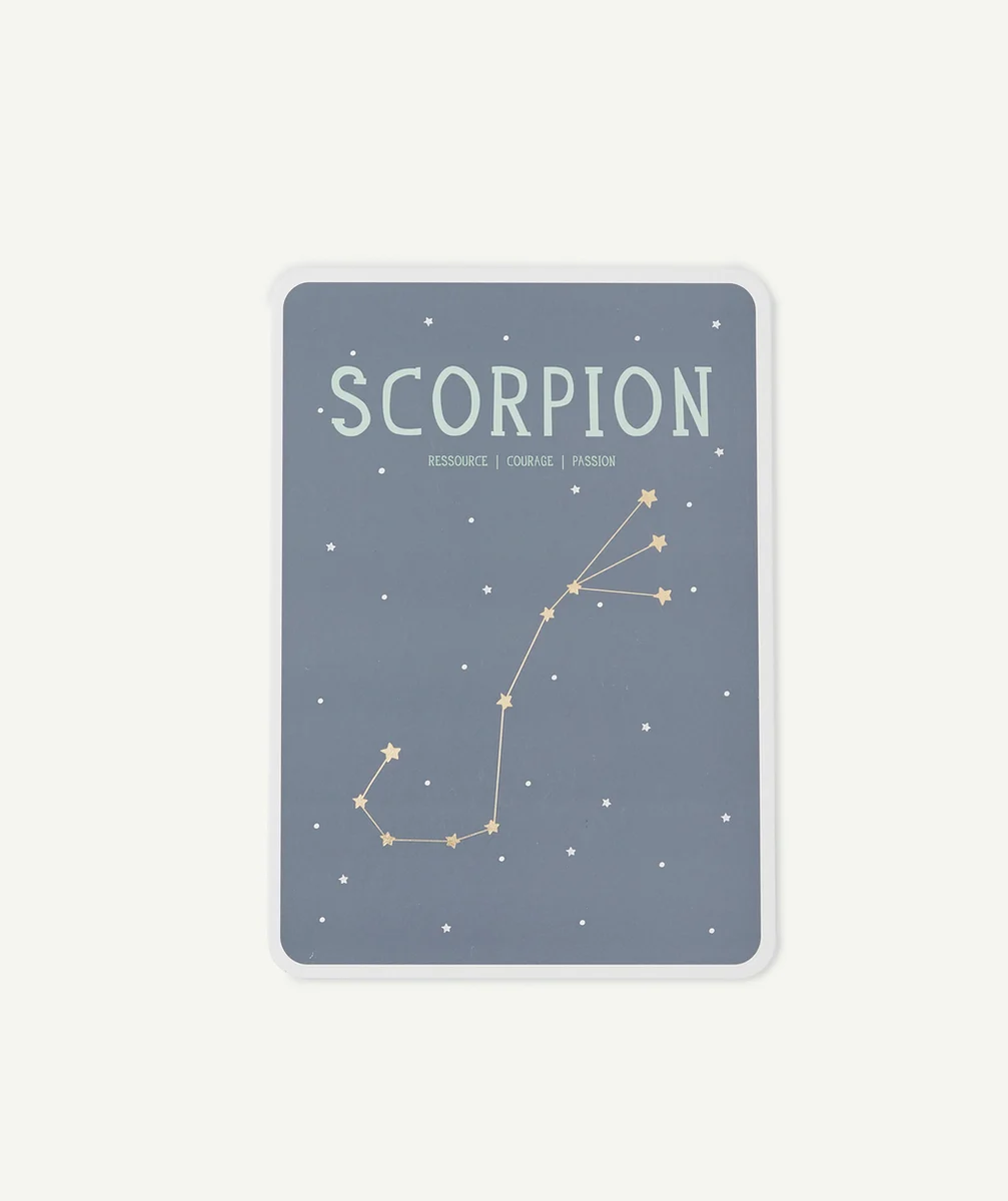 MILESTONECARTE POSTER ZODIAC SCORPION BÉBÉ