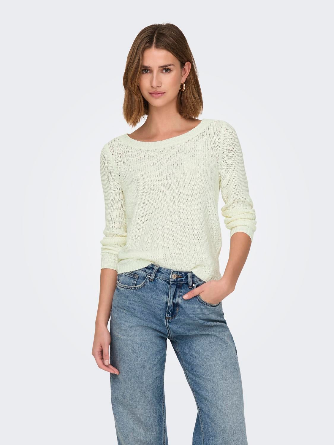 ONLGEENA Strickpullover Cloud Dancer