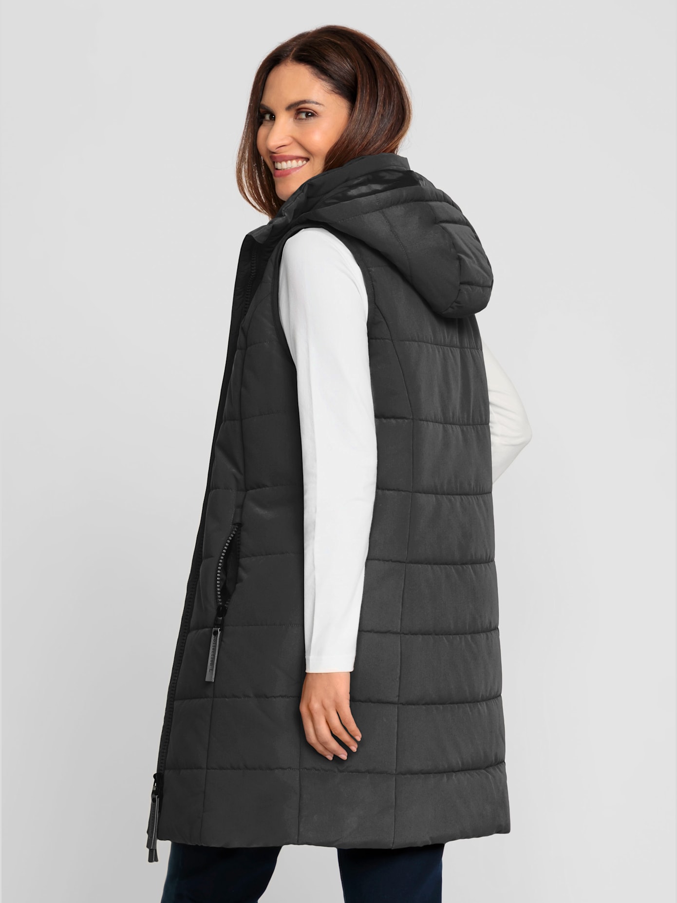 Gilet long douceur extrême