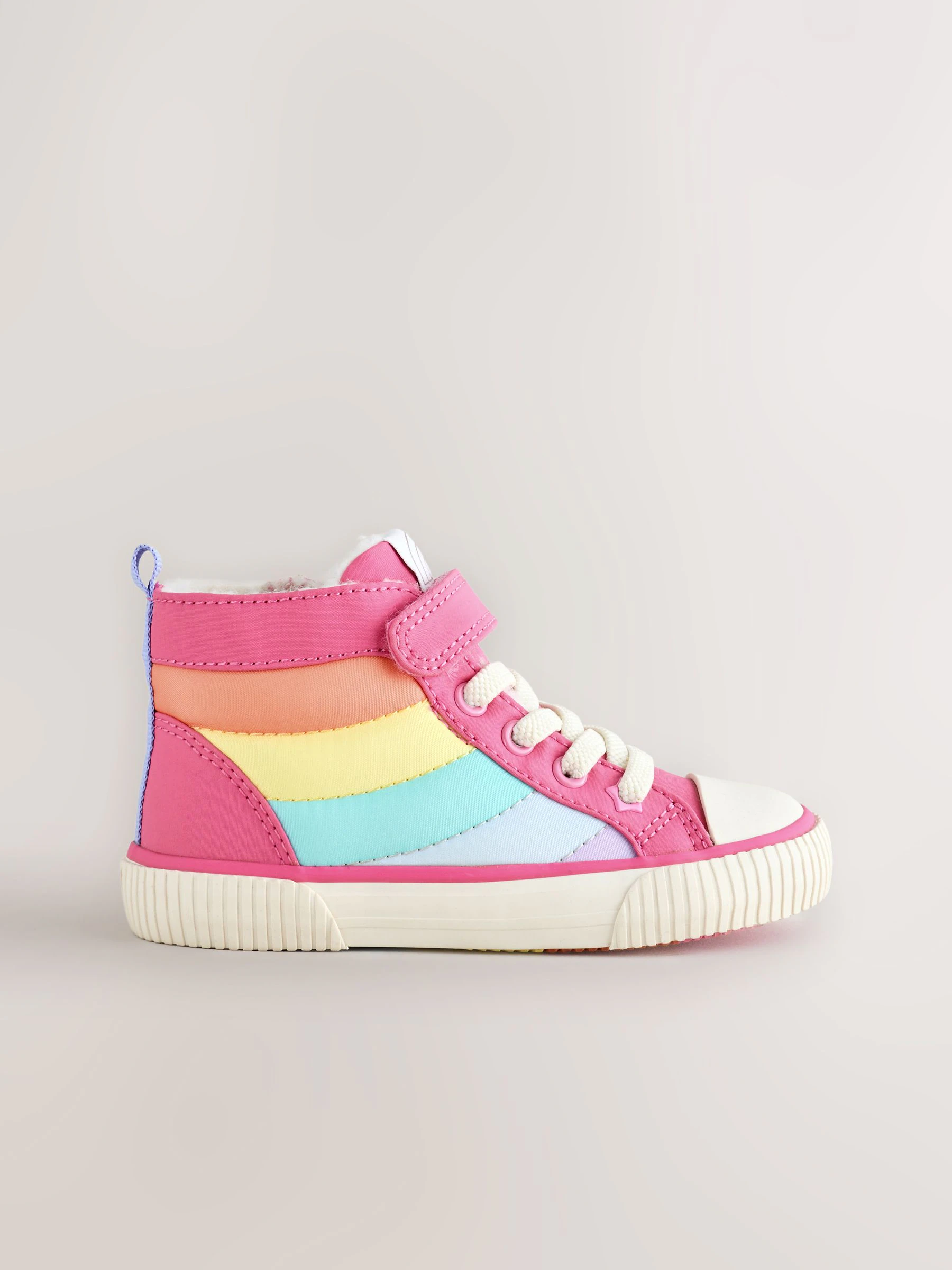 Little Bird by Jools Oliver Padded Hi-Top Trainers