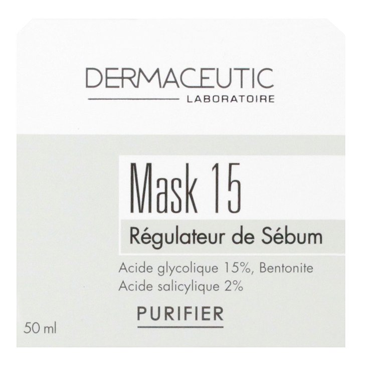 Mask 15 régulateur de sébum argileux 50ml