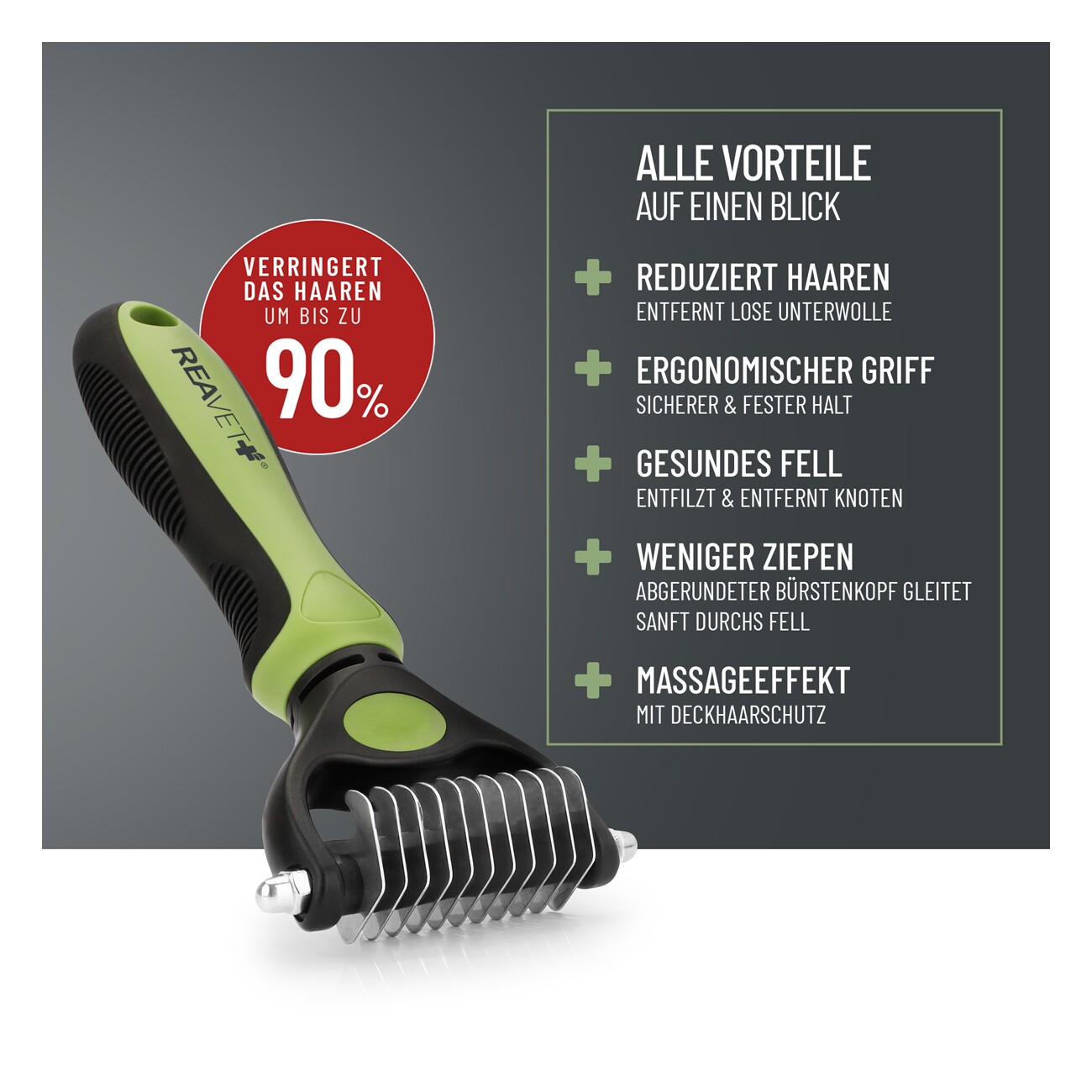 REAVET Unterwollbürste XS-S